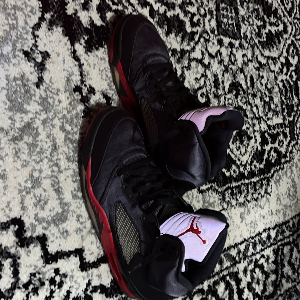DS Air Jordan 5 Retro Satin Bred Men's Size 12